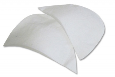 Плечевые накладки И-8 НЦ, составные, цвет белый - купить в Зеленодольске. Цена: 47.27 руб.