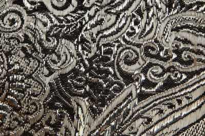 Ткань костюмная жаккард №11, 140 гр/м2, шир.150см, цвет тем.серебро - купить в Зеленодольске. Цена 383.29 руб.