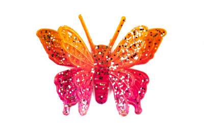 Бабочка декоративная пластиковая #10 - купить в Зеленодольске. Цена: 7.09 руб.