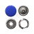 Кнопка рубашечная (закрытая) 9,5мм - эмаль, цв.168 - голубой - купить в Зеленодольске. Цена: 4.77 руб.