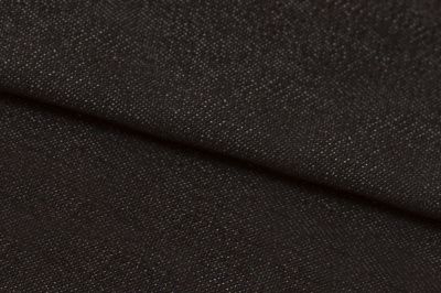 Ткань джинсовая №96, 160 гр/м2, шир.148см, цвет чёрный - купить в Зеленодольске. Цена 350.42 руб.