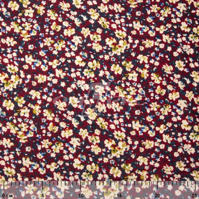 Плательная ткань "Софи" 5.1, 75 гр/м2, шир.150 см, принт растительный - купить в Зеленодольске. Цена 243.96 руб.