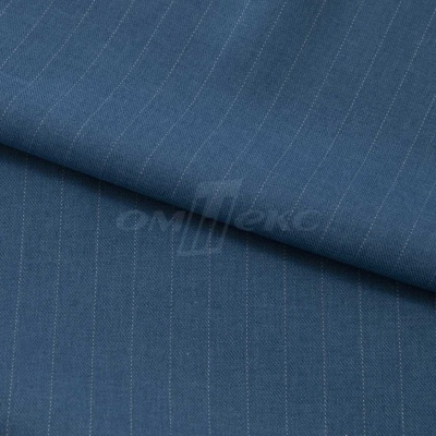 Костюмная ткань "Жаклин", 188 гр/м2, шир. 150 см, цвет серо-голубой - купить в Зеленодольске. Цена 430.84 руб.
