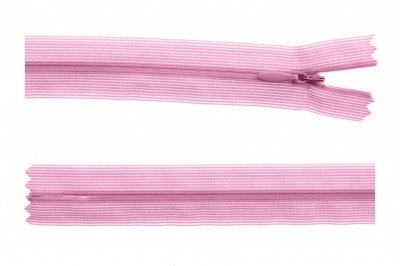 Молния потайная Т3 513, 60 см, капрон, цвет св.розовый - купить в Зеленодольске. Цена: 10.24 руб.
