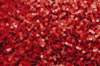 Сетка с пайетками №18, 188 гр/м2, шир.130см, цвет красный - купить в Зеленодольске. Цена 371 руб.