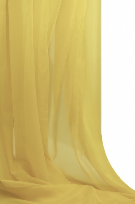 Портьерный капрон 12-0826, 47 гр/м2, шир.300см, цвет св.жёлтый - купить в Зеленодольске. Цена 137.27 руб.