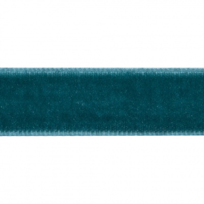 Лента бархатная нейлон, шир.12 мм, (упак. 45,7м), цв.65-изумруд - купить в Зеленодольске. Цена: 392 руб.