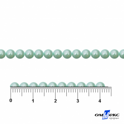 0404-5146G-Полубусины пластиковые круглые "ОмТекс", 4 мм, (уп.50гр=2500+/-10шт), цв.086-бл.бирюза - купить в Зеленодольске. Цена: 63.50 руб.