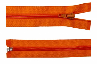Спиральная молния Т5 849, 65 см, автомат, цвет оранжевый - купить в Зеленодольске. Цена: 14.68 руб.