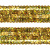 Тесьма с пайетками D16, шир. 20 мм/уп. 25+/-1 м, цвет золото - купить в Зеленодольске. Цена: 778.19 руб.