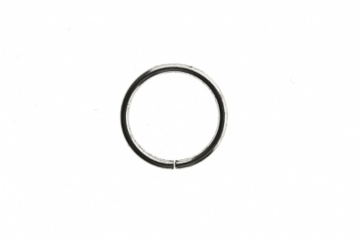 Кольцо металлическое d-15 мм, цв.-никель - купить в Зеленодольске. Цена: 2.45 руб.