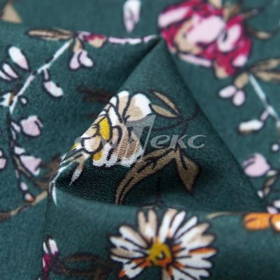Плательная ткань "Фламенко" 6.1, 80 гр/м2, шир.150 см, принт растительный - купить в Зеленодольске. Цена 241.49 руб.