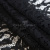 Кружевное полотно #2307, 145 гр/м2, шир.150см, цвет чёрный - купить в Зеленодольске. Цена 449.07 руб.