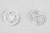 Кнопки пришивные пластиковые 11,5 мм, блистер 24шт, цв.-прозрачные - купить в Зеленодольске. Цена: 59.44 руб.