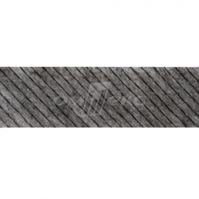 KQ217N -прок.лента нитепрошивная по косой 15мм графит 100м - купить в Зеленодольске. Цена: 2.27 руб.