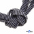 Шнурки #107-07, плоские 130 см, двухцветные цв.серый/чёрный - купить в Зеленодольске. Цена: 23.03 руб.